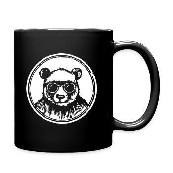 Panda Panda Ours - Mug uni - noir - Droite