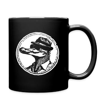 Crocodile Alligator - Full Colour Mug - black - Right