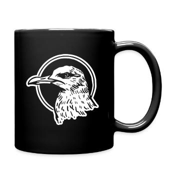 Mouette - Mug uni - noir - Droite