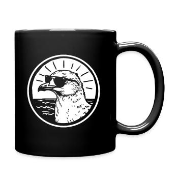 Gull - Full Colour Mug - black - Right