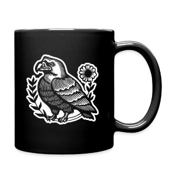 Eagle Eagle Head - Full Colour Mug - black - Right