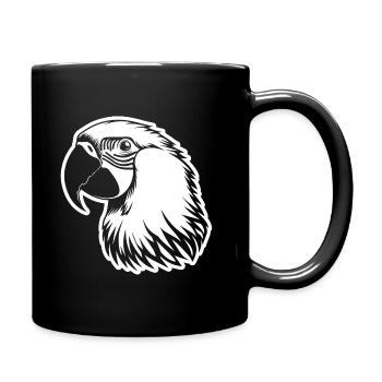Perroquet oiseau - Mug uni - noir - Droite