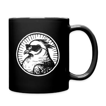 pigeon carrier pigeon pigeon fancier gifts - Full Colour Mug - black - Right
