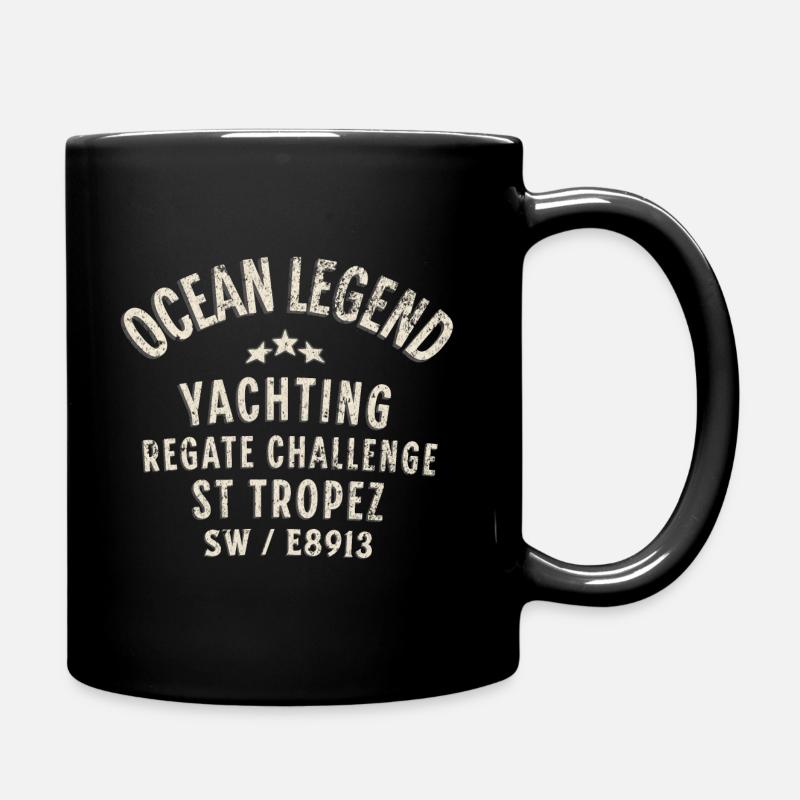 St. Tropez Regatta Herausforderung 1 - Tasse einfarbig - Schwarz