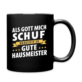Quand Dieu m’a créé, il avait besoin de bons gardiens - Mug uni - noir - Droite