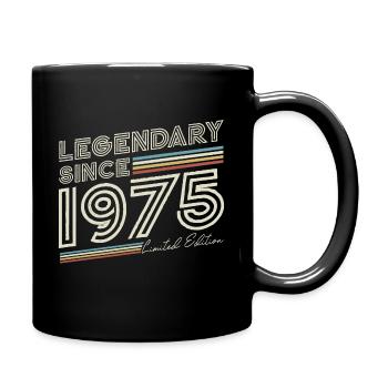 Légendaire depuis 1975 Cadeau d’anniversaire vintage - Mug uni - noir - Droite