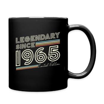 Legendary since 1965 vintage birthday - Full Colour Mug - black - Right