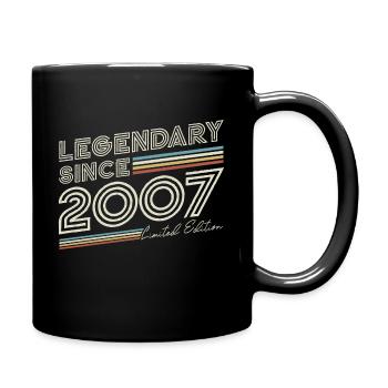 Légendaire depuis 2007 millésime anniversaire - Mug uni - noir - Droite