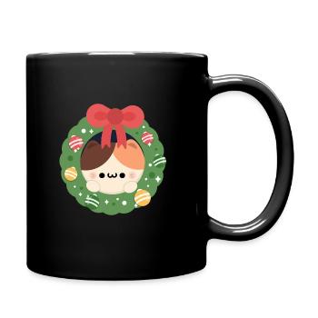 Noël de Tortie Cat - Mug uni - noir - Droite
