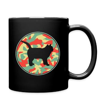 Vintage Chat British Shorthair - Mug uni - noir - Droite