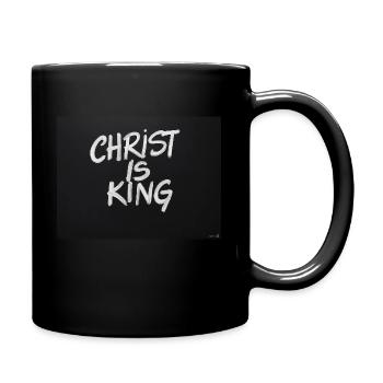 CHRIST IS KING - Full Colour Mug - black - Right
