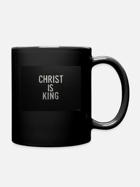 CHRIST IS KING - Full Colour Mug - black