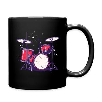 Drums Vaporwave - Full Colour Mug - black - Right