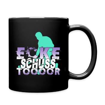 Hockey Feldhockey Hockeysport Hockeyspieler - Tasse einfarbig - Schwarz - Rechts