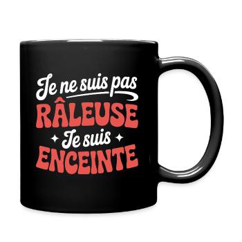 Grossesse Humour Maman Enceinte Raleuse - Mug uni - noir - Droite