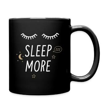 Sleep More - Mug uni - noir - Droite