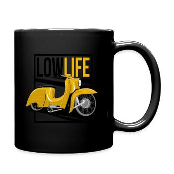 Yellow swallow - Full Colour Mug - black - Right