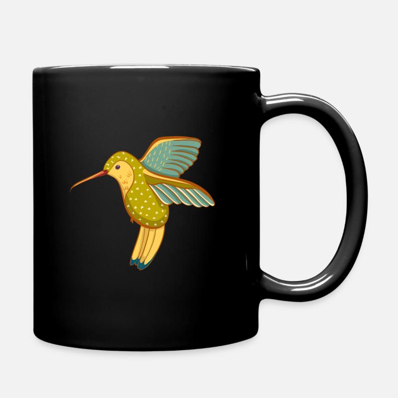 Vogel - Tasse einfarbig - Schwarz
