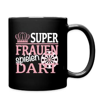Fléchettes femmes fléchettes - Mug uni - noir - Droite