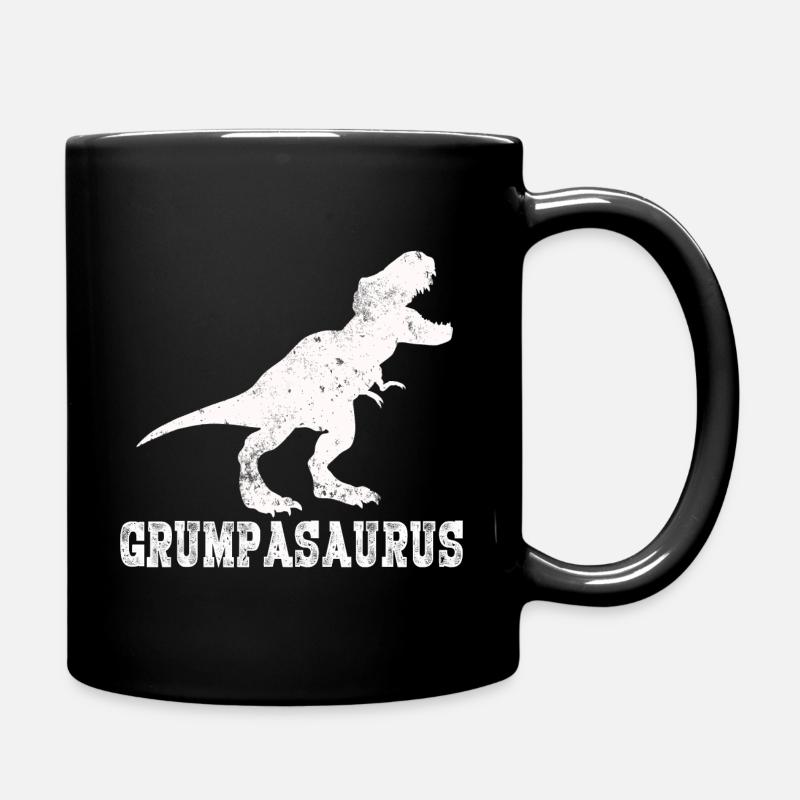Best Grumpa Dinosaur Grumpasaurus T Shirts For Fat - Tasse einfarbig - Schwarz