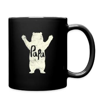 Big Papa Bear Hug T shirt - Full Colour Mug - black - Right