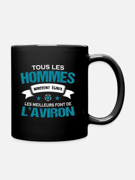 Aviron passion cadeau drôle rigolo - Mug uni - noir