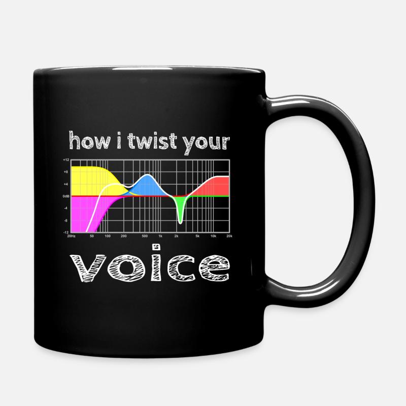 comment je tord ta voix - Mug uni - noir