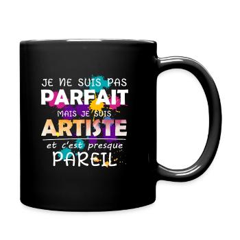 Artiste - Peinture - Dessin - Cadeau - Parfait - Mug uni - noir - Droite