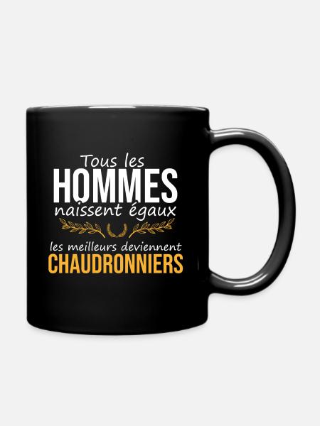 cadeau marrant chaudronnier fun sympa - Mug uni - noir