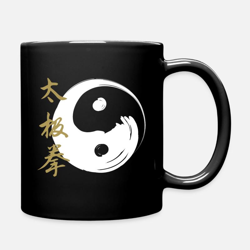 Tai Chi Chuan Chinesische Innere Kampfkunst - Tasse einfarbig - Schwarz