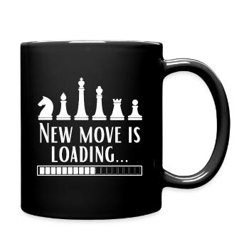 Chess Funny Quote Cool Saying Tactic Strategy Nerd - Tasse einfarbig - Schwarz - Rechts