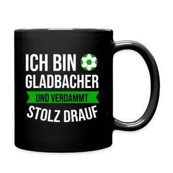 Mönchengladbach Gladbacher - Full Colour Mug - black - Right