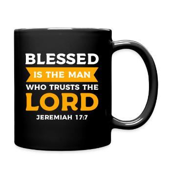 Jesus Christus Bibel Bibelvers Christentum Gebet - Tasse einfarbig - Schwarz - Rechts