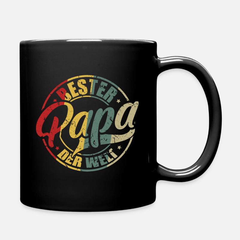Bester Papa Der Welt Bester Papa - Tasse einfarbig - Schwarz