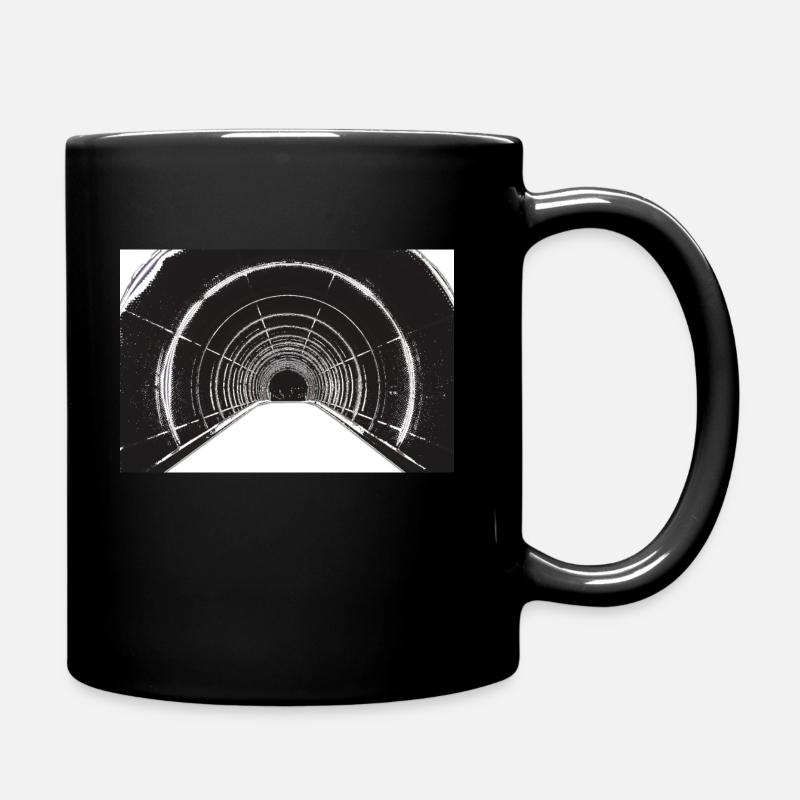 Tunnel 05 - Tasse einfarbig - Schwarz