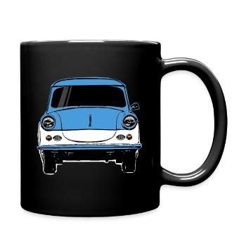 Allemagne de l’Est voiture Trabi Rétro Voiture Classique - Mug uni - noir - Droite