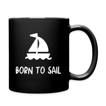 Voile Sail bateau de sports nautiques équipage Törn - Mug uni - noir - Droite
