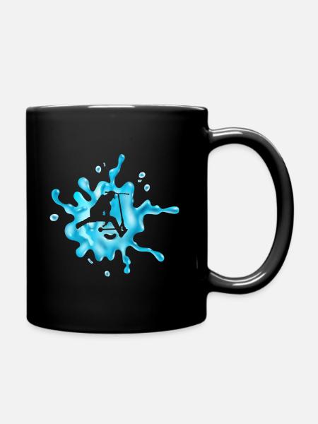 stunt scooter - Tasse einfarbig - Schwarz