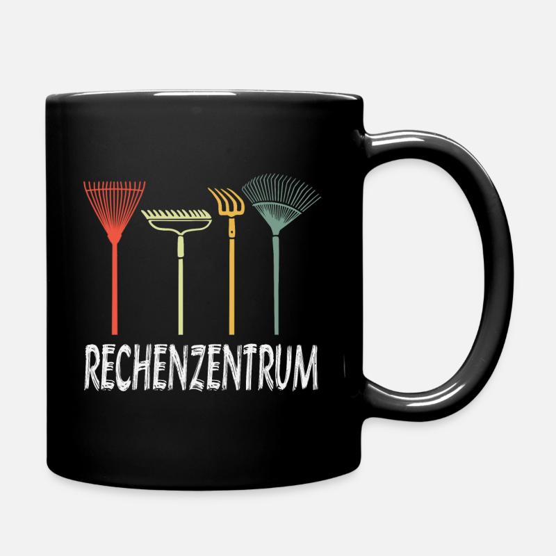 Rechenzentrum Gärtner Nerd Computer Spruch Garten - Tasse einfarbig - Schwarz