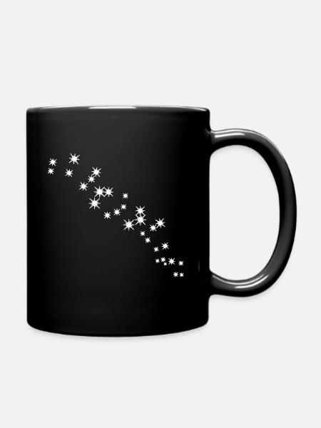 Étoile filante - Mug uni - noir