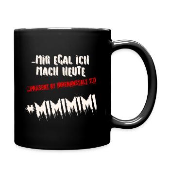 mimimi - Tasse einfarbig - Schwarz - Rechts