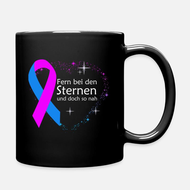 Sternenkinder Mama Schwanger Mutter Sternenkind - Tasse einfarbig - Schwarz