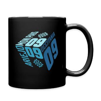 Der Cube d'Ariège. - Tasse einfarbig - Schwarz - Rechts