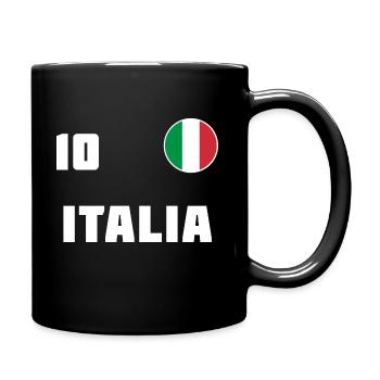 Italie 2021 Football - Mug uni - noir - Droite