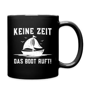 Bootsführer Bootsfahrer Kapitän bootfahren Käptn - Tasse einfarbig - Schwarz - Rechts
