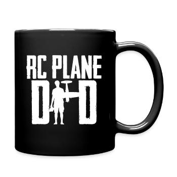 RC Flugzeug Dad RC Flugzeug RC Flugzeuge Luftfahrt - Tasse einfarbig - Schwarz - Rechts