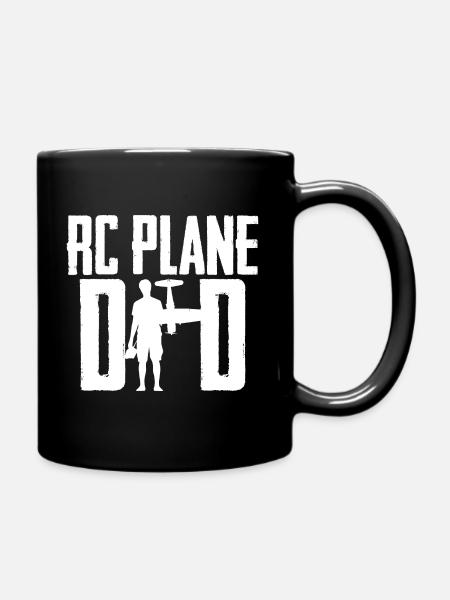 RC Flugzeug Dad RC Flugzeug RC Flugzeuge Luftfahrt - Tasse einfarbig - Schwarz