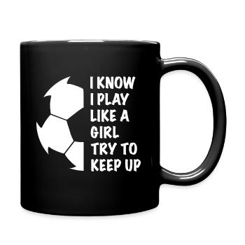 Football Football Footballer Football Player Coach - Full Colour Mug - black - Right