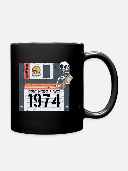 Nerd Anniversaire 1974 - Mug uni - noir