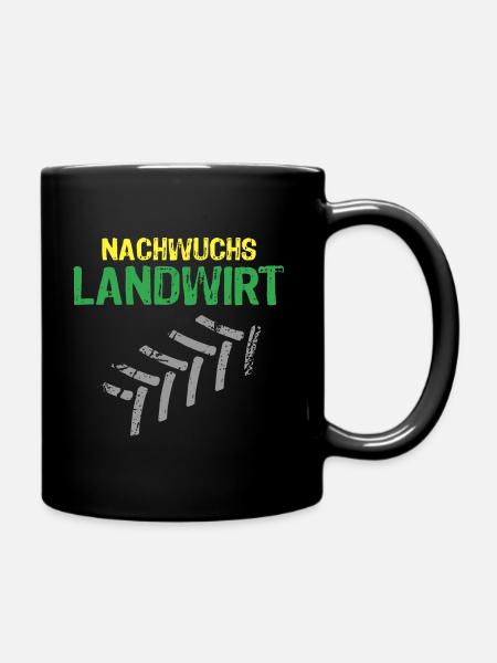 Nachwuchs Landwirt Bauer Landwirtschaft - Tasse einfarbig - Schwarz
